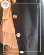 Veste gilet courte boutonnée