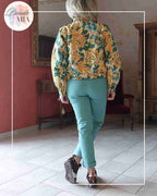 Julienne Yellow Floral Jacket