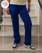 Pantalon droit Anne - Bleu roi