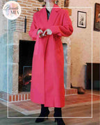 Manteau Rose long