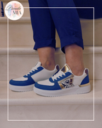 Baskets Bleu & blanc