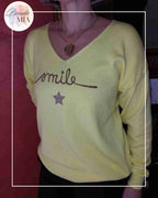 Pull Smile - Jaune