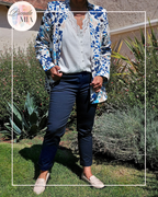 Navy Blue Chino Trousers