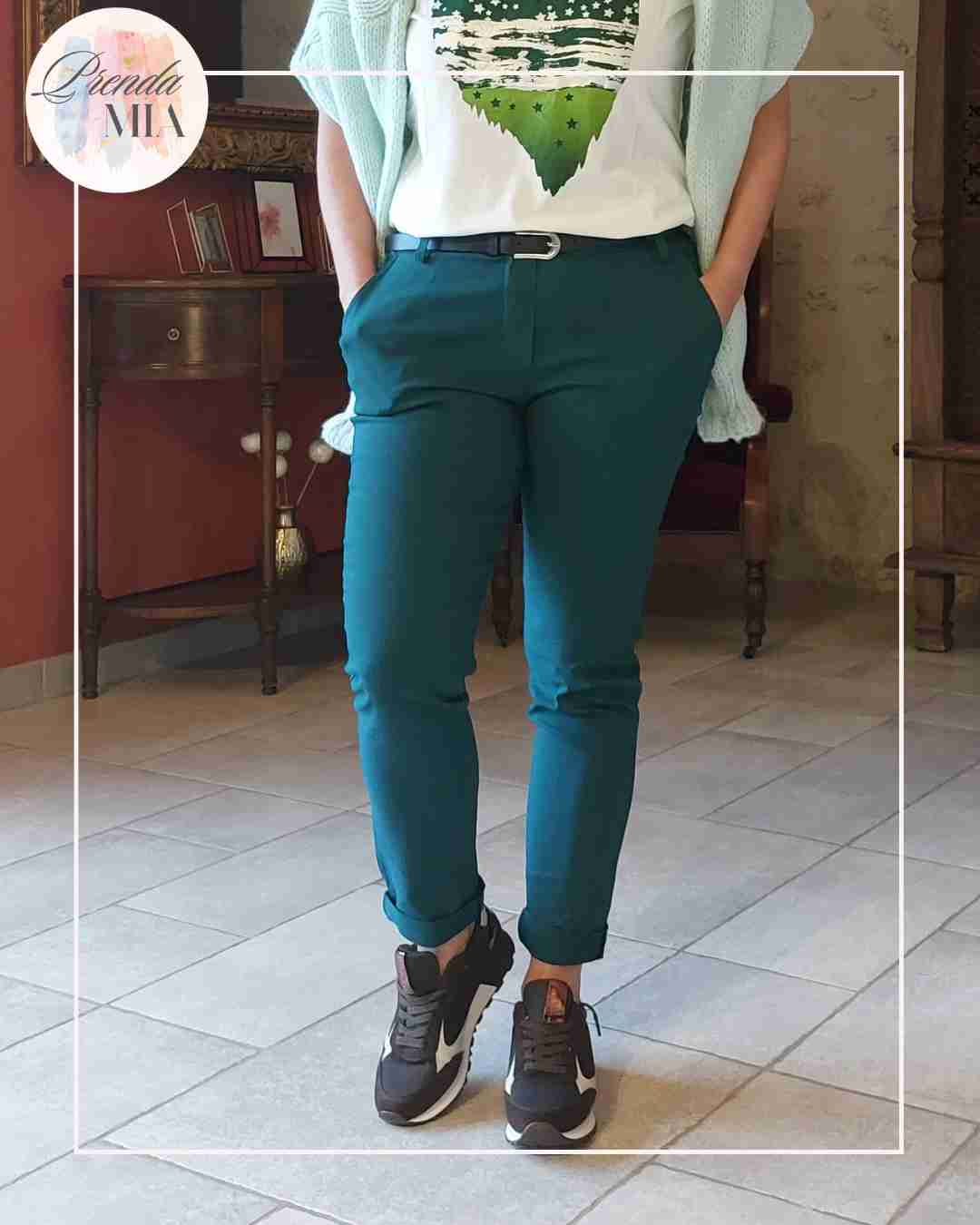 Pantalon Tonia - Vert Canard