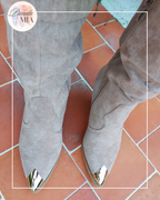 Bottes santiag beiges