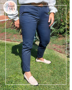 Navy Blue Chino Trousers