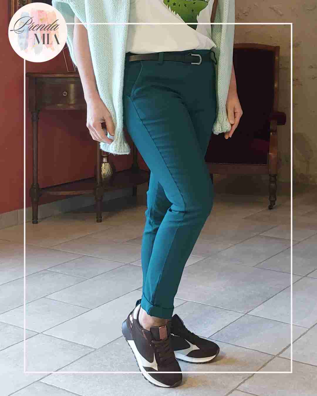 Pantalon Tonia - Vert Canard